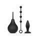 Набор новичка для анальной стимуляции Nexus ANAL BEGINNER KIT, спринцовка, анальные бусы и пробка