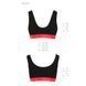 Спортивный топ на широких бретелях Passion PS003 TOP M, black, M
