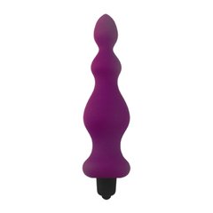 Анальна пробка з вібрацією Adrien Lastic Bullet Amuse Purple, макс. діаметр 3,9 см, Фіолетовий, Color Me Orgasmik