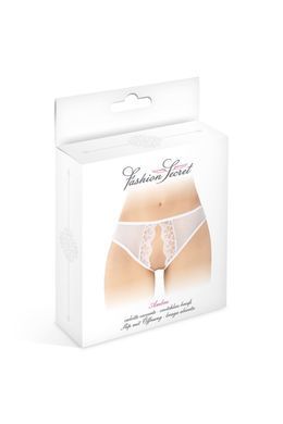 Трусики з відкритим доступом Fashion Secret Ambre White, сітка