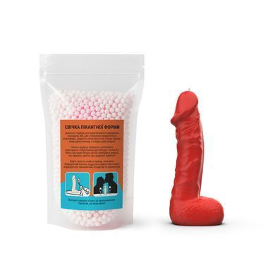 Свеча в виде члена Чистий Кайф LARGE Red