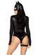 Эротический костюм кошечки Leg Avenue Fierce Feline L, боди, пояс с подвязкой, маска кошки