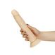 Фаллоимитатор Naked Addiction — 9″ Silicone Dual Density Bendable Dildo Vanilla, вибропуля в подарок