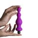 Анальна пробка з вібрацією Adrien Lastic Bullet Amuse Purple, макс. діаметр 3,9 см, Фіолетовий, Color Me Orgasmik