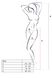 Еротичні колготки-бодістокінг зі шнурівкою на стегнах Passion S026 One Size, white, з доступом