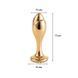 Металева анальна пробка LOCKINK SEVANDA Pearl Rose-shape Anal Plug, зі штучною перлиною