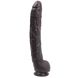 Фалоімітатор Doc Johnson Dick Rambone Cock Black, діаметр 6 см, довжина 42 см, ПВХ, Чорний, Чорний