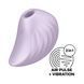 Вакуумний кліторальний стимулятор із вібрацією Satisfyer Pearl Diver Violet