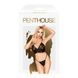 Комплект бралет та стрінги Penthouse - Double Spice Black L/XL, Чорний