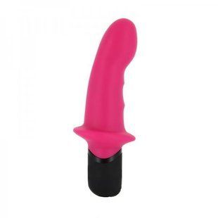 Вибратор Dorcel Mini Lover Magenta с ограничителем, для точки G и массажа простаты, Розовый, Розовый