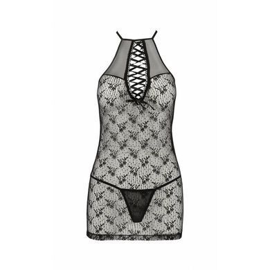 Напівпрозора сорочка Passion AZALIA CHEMISE L/XL, black, L/XL