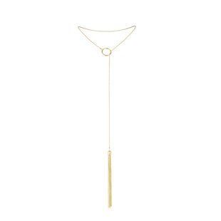 Цепочка для тела Bijoux Indiscrets Magnifique Tickler Pendant Chain &mdash; Gold, Золотистый