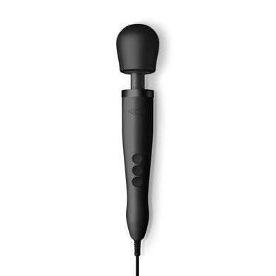 Вібромасажер DOXY Original Black, дуже потужний, живлення 220В, пульсівні вібрації, Чорний