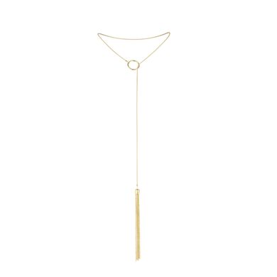 Цепочка для тела Bijoux Indiscrets Magnifique Tickler Pendant Chain — Gold, Золотистый