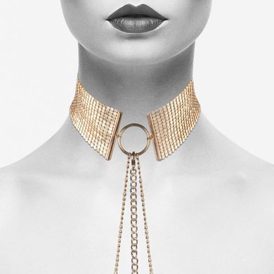 Ожерелье-воротник Bijoux Indiscrets Desir Metallique Collar - Gold, Золотистый