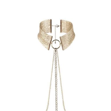 Ожерелье-воротник Bijoux Indiscrets Desir Metallique Collar - Gold, Золотистый