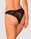 Мереживні трусики із заниженою талією Obsessive Estiqua panties XS/S, black