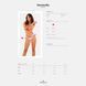 Полупрозрачные трусики Obsessive Heavenlly panties M/L, открытые ягодицы