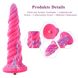 Фантазійний фалоімітатор 10.12″ для секс-машин Hismith Silicone Dildo rose Monster Series, KlicLok