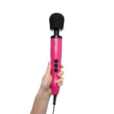 Вібромасажер DOXY Original Pink, дуже потужний, живлення 220В, пульсівні вібрації, Рожевий