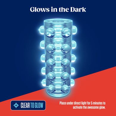 Мастурбатор Rize by Blush - Swich Glow in the Dark Masturbator - Clear