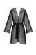 Пеньюар Passion AMBERLY PEIGNOIR black, S/M, пояс у комплекті