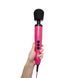 Вібромасажер DOXY Original Pink, дуже потужний, живлення 220В, пульсівні вібрації, Рожевий