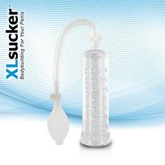Вакуумна помпа XLsucker Penis Pump Transparant для члена довжиною до 18см, діаметр до 4 см, Прозорий