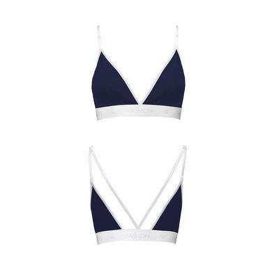Спортивный топ с двойными бретелями Passion PS007 TOP M, navy blue, M