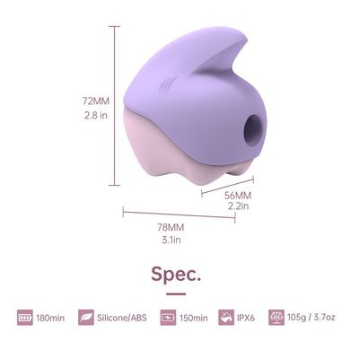 Вакуумний кліторальний стимулятор Magic Motion Unicorn Purple