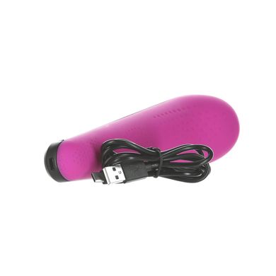 Потужний вібромасажер PalmPower Extreme - Pink, 7 режимів, гнучка головка, перезаряджуваний