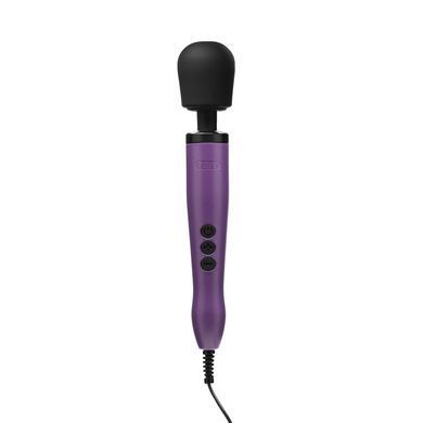 Вібромасажер DOXY Original Purple, дуже потужний, живлення 220В, пульсівні вібрації, Фіолетовий