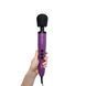 Вібромасажер DOXY Original Purple, дуже потужний, живлення 220В, пульсівні вібрації, Фіолетовий