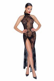 Длинное сетчатое платье Noir Handmade F239 Long tulle dress, XL