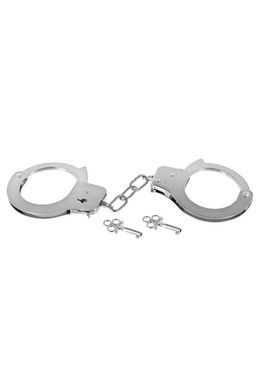 Металеві наручники Fetish Tentation Adjustable metal wrist cuffs, 2 ключі