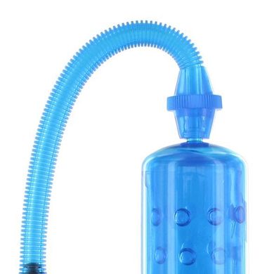Вакуумна помпа XLsucker Penis Pump Blue для члена довжиною до 18см, діаметр до 4 см, Блакитний, Синій
