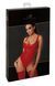 Боді Noir Handmade F352 Red powerwetlook body - S