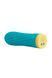 Віброкуля S Pleasures Bullets Twist & Shout Turquoise, бірюзова, ребриста поверхня, 10 режимів