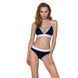 Спортивный топ с двойными бретелями Passion PS007 TOP S, navy blue, S