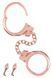 Металеві наручники Fetish Tentation Premium Chick wrist cuffs in rose-gold metal, рожеве золото