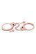 Металеві наручники Fetish Tentation Premium Chick wrist cuffs in rose-gold metal, рожеве золото