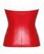 Корсет Noir Handmade F355 Red powerwetlook corset - M
