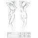 Еротичний комплект Passion AZALIA SET XXL/XXXL, black, XXL/XXXL