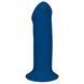 Двухслойный дилдо Adrien Lastic Hitsens 1 Blue, подходит для страпона, диаметр 4,5 см, длина 17,7 см