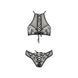 Еротичний комплект Passion AZALIA SET XXL/XXXL, black, XXL/XXXL