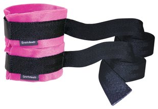 Наручники Sportsheets Kinky Pinky Cuffs тканевые, с лентами для фиксации