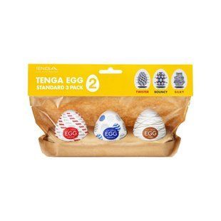 Набір мастурбаторів-яєць Tenga Egg Standard 3 Pack 2 (Twister, Bouncy, Silky)