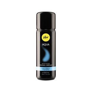 Лубрикант на водной основе pjur Aqua 500 мл, эффект бархатистой кожи без прилипания