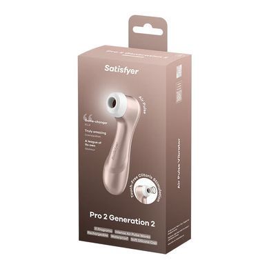 Вакуумный клиторальный стимулятор Satisfyer Pro 2 Generation 2, Золотистый