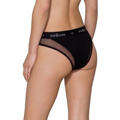 Трусики с прозрачной вставкой Passion PS002 PANTIES XL, black, XL